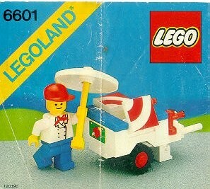LEGO TOWN 6601 z 1984r. Ice Cream Cart