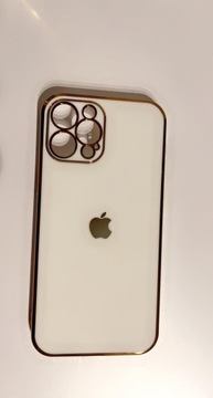 Etui do iPhone 12 Pro Max luksusowe białe 