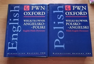 Wielki słownik PWN Oxford polsko-angielski-polski