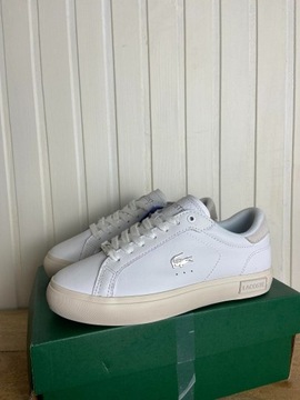 Buty damskie Lacoste Powercourt białe Roz 36 org