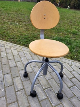 Krzesło do biurka dla dziecka drewniane IKEA WYSYŁ