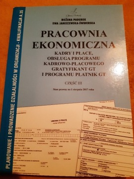 PRACOWNIA EKONOMICZNA CZ.3 B.PADUREK A35 TECHNIKUM