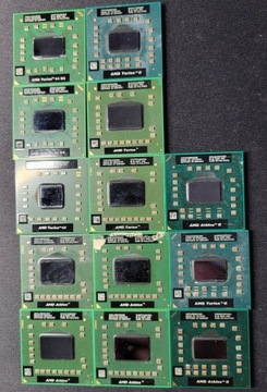 Procesory AMD Athlon, Turion - zestaw 13 sztuk