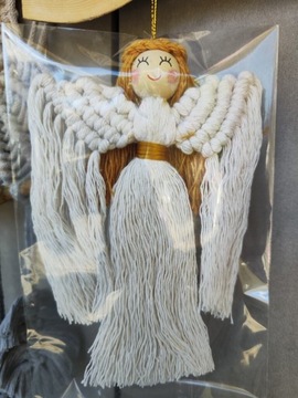 Aniołek makramowy