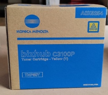 Toner Konica minolta A0X5254 żółty (yellow)