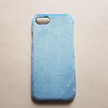Apple Iphone 7 8 etui pluszowe niebieskie nowość