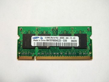 Pamięć RAM Samsung 512MB SO-DIMM