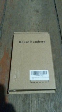 Metalowe cyfry 333 numer domu 