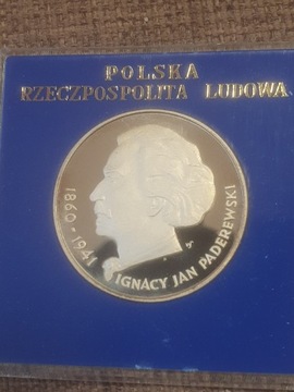 100zl Ignacy Jan Paderewski -moneta mennicza