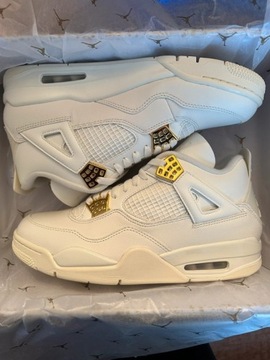 Air Jordan 4 Retro „White & Gold” - r. 44