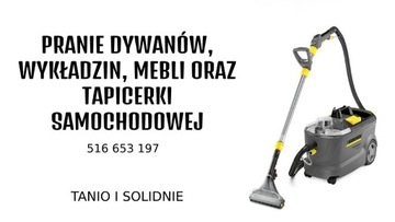 Pranie dywanów, mebli, wykładzin. Warszawa Białołę