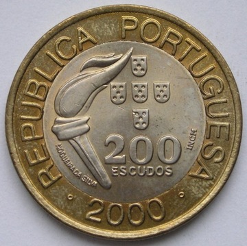 Portugalia 200 escudos 2000 - Sidney - stan 1/2