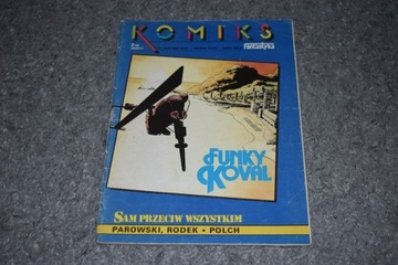 Funky Koval Komiks PRL Fantastyka Sam Przeciw 2/88