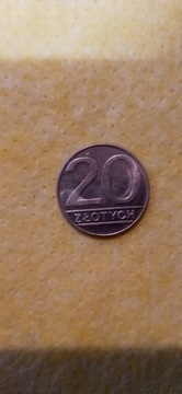 Moneta 20zl.89r.