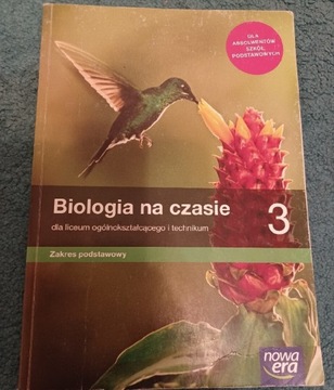 Biologia na czasie 3 podręcznik zakres podstawowy