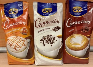 3x kawa Krüger Family Cappuccino 500g z DE