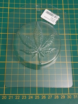 Forma do mydła kul marihuana cbd hemp liść konopie