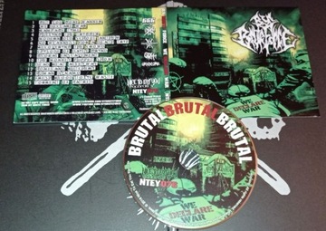BY BRUTE FORCE We Declare War CD brutal death 2016