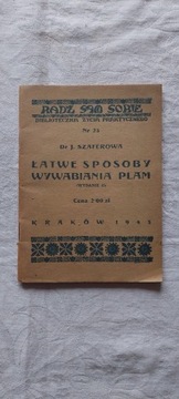 Łatwe Sposoby Wywabiania Plam Kraków 1943