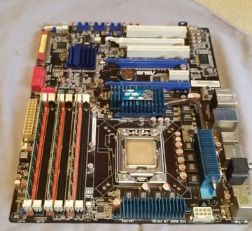 płyta główna Asus P6T SE plus procesor Xeon X5680 plus 24 giga pamięci
