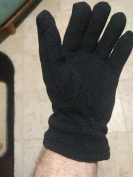 Rękawiczki polarowe czarne rozmiar 10