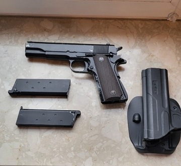 Zestaw colt m1911a1 golden eagle+2magazynki+kabura