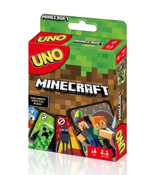 Karty UNO Edycja Minecraft Gra Karciana