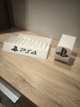 Zestaw Ps4 stojak na gry i pada 