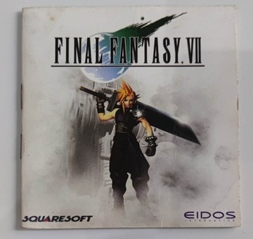 Polska instrukcja Final Fantasy VII z big box