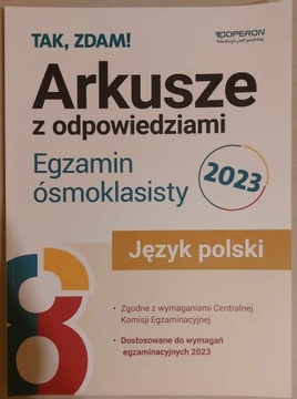 Tak, Zdam! Język polski Egzamin ósmoklasisty