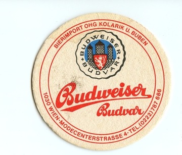 Podkładka pod piwo Budweiser