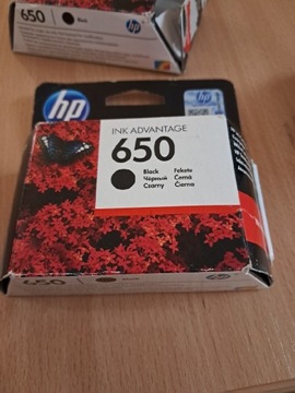 Tusz HP 650 - zestaw: 2x czarny, 1x kolor