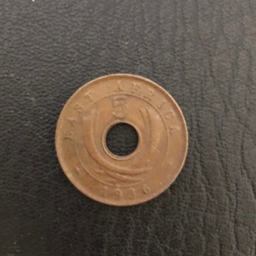 #189 East Africa 5 centów 1936