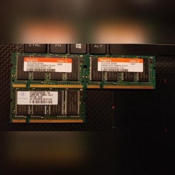 Pamięć RAM 256MB DDR PC2700s / PC2100s