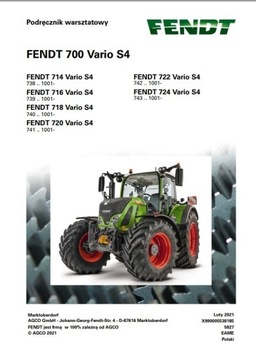 Instrukcja Napraw FENDT Vario 714, 716, 718 S4