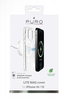 Etui Puro do iphone 14/13 LiteMag bezbarwny