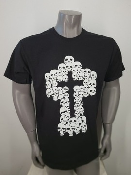 T-Shirt Skull Cross, Metal, Horror