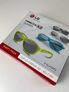 LG AG-F315 3D Party okulary Cinema 3D
