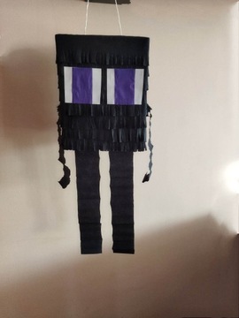 Zestaw piniata+kij  jak Minecraft Enderman