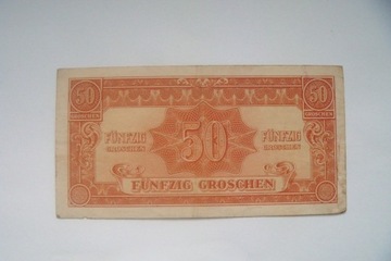 Banknot AUSTRIA  50 GROSCHEN 1944 r.