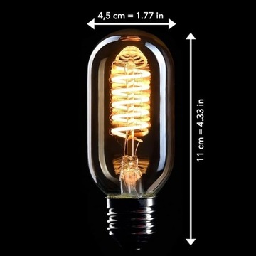 4x żarówka Edison CROWN LED EL06 E27 4W ciepła A+