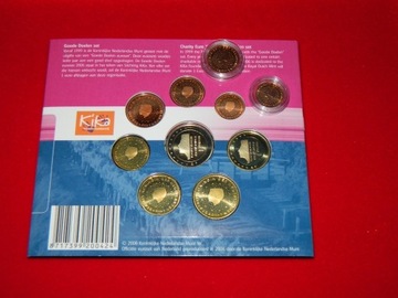 HK1 Holandia 2006r. + 1,2Cent z rolek "połysk"