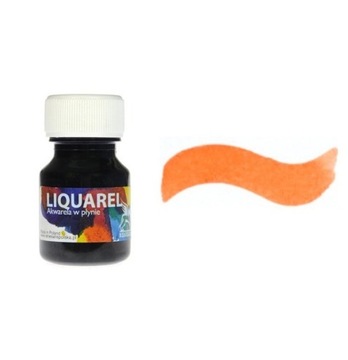 Liquarel - płynna akwarela - pomarańcz