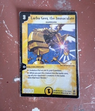 Karta DUEL MASTERS  NR 3 Lata Geer the Immaculate