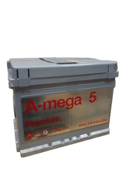 Akumulator rozruchowy Amega5 12V 65Ah 640A  P+