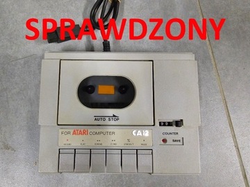 Magnetofon CA12 do Atari SPRAWDZONY Zobacz film!