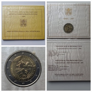 Moneta 2 euro Watykan z 2009 - MIĘDZYNARODOWY ROK 