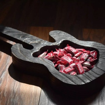 Misa miska drewniana Gitara dębowa handmade