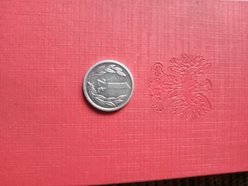Prl moneta 1zloty srebrna unikat