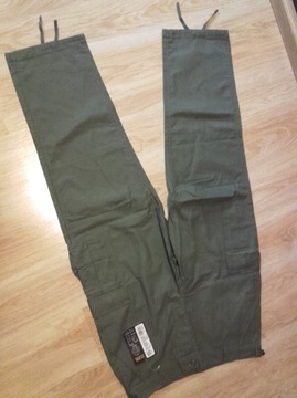 Spodnie BDU. oliwkowe, Helikon, gruby materiał